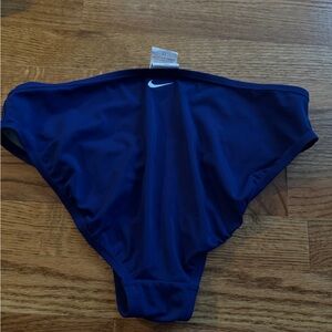 Nike Women's navy blue adventure  Bikini Swim Bottoms size 12